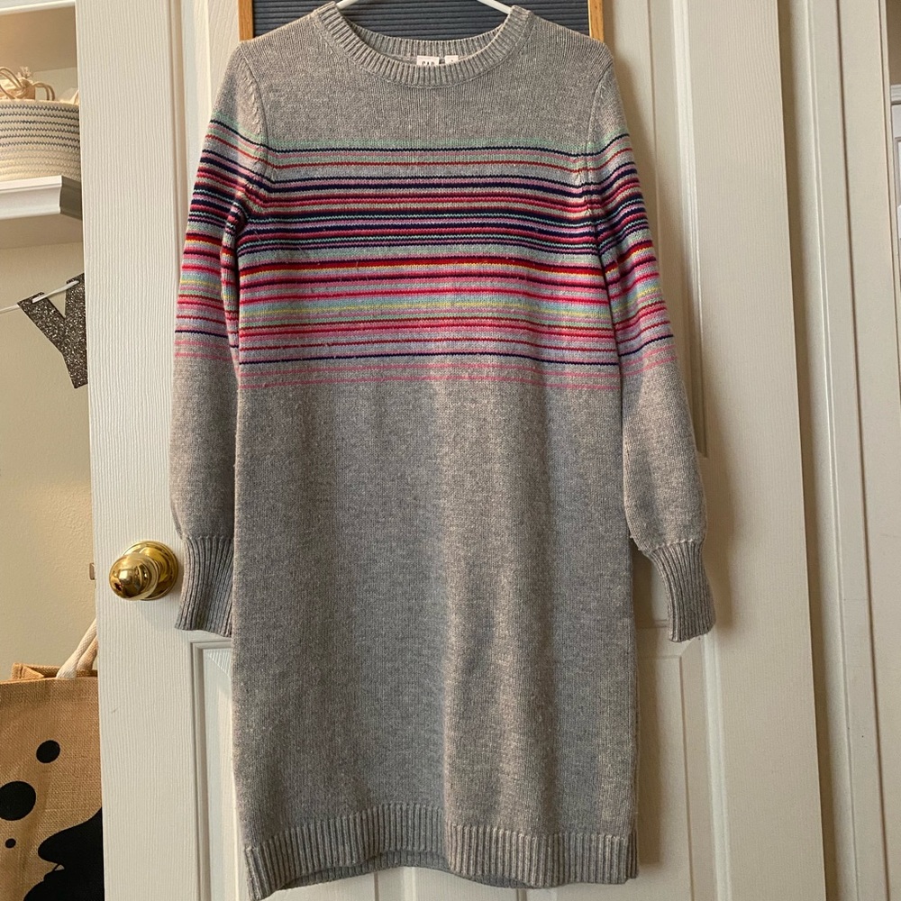 GAP Crazy Stripe Sweater Dress